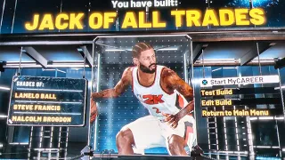 NBA2K22 1st Ever Rebirth Jack Of All Trades LaMelo Ball Exact Build Current Gen