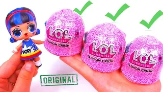 ОРИГИНАЛ LOL FASHION CRUSH SURPRISE 4 series UNDER WRAPS Распаковка одежды Pop Heart ЛОЛ BLIND BAGS