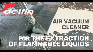 Air vacuum cleaners for the extraction of flammable liquids | 802W AIREX ATEX CERTIFIED