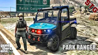 PLAY GTA 5 AS A COP - PARK RANGER PATROL( GTA 5 ROLEPLAY MODS)