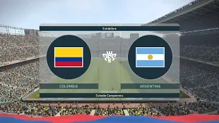 PES 2019 - COLOMBIA vs ARGENTINA - Full Match & Amazing Goals - Gameplay PC