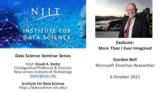 NJIT Institute for Data Science Seminar: Gordon Bell