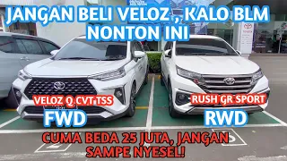 POV | Komparasi New Rush GR Sport VS Veloz Q CVT TSS 2022, Pilih Mana ?