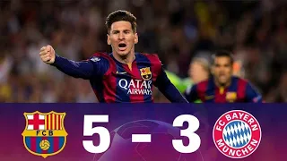 Barcelona 5-3 Bayern Munich - Champions League - Highlights & Goals - Resumen y Goles - UCL