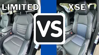 RAV4 HYBRID SEATS - LIMITED  VS  XSE SEAT MATERIAL & STYLE  -  RAV4 Limited  VS  RAV4 XSE