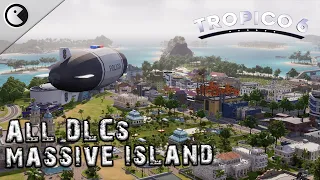 TROPICO 6 DEFINITIVE #11 CARS  || 2020 ALL DLCs MASSIVE ISLAND Simulation English