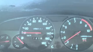 Nissan skyline R33 GTR V-SPEC 0-100 acceleration (14,5 PSI)