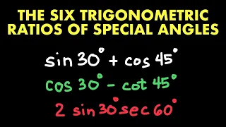 How to Find the Exact Value of the Six Trigonometric Ratios of Special Angles - @MathTeacherGon