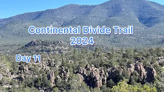 Day 11 Snazzy on Trail. Continental Divide Trail 2024. Silver City,NM to the Gila River Alternate