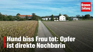 Hund biss Frau tot: Opfer ist direkte Nachbarin | krone.tv NEWS