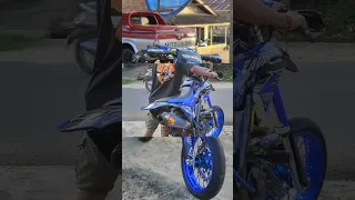 MODIFIKASI KLX SUPERMOTO SUPER HEDON PUNYA TUAN MUDA🔥 #shorts