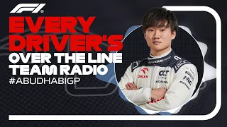 Every Driver's Radio At The End Of Their Race | 2023 Abu Dhabi Grand Prix