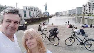 GO PRO Hafen Offenbach to Muehlheim a M by Bike