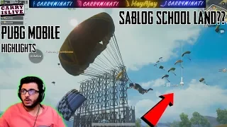 EVERYONE LANDING SAME PLACE? | PUBGM FUNNY MOMENTS | CARRYMINATI HIGHLIGHT