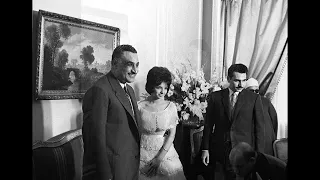 الحلوة - عبد الحليم حافظ - نادرة جدا من حفل زفاف رندة صلاح الشاهد 10 مايو 1962