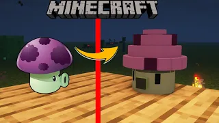 I remade Plants VS Zombies into minecraft (night level)