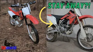 CRF150R vs CRF150F {Which To AVOID If You're A Beginner]