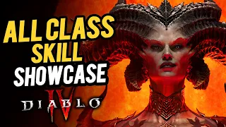 ALL CLASS SKILLS SHOWCASE - Diablo 4