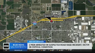 2 men arrested in suspected road rage shooting in Tracy