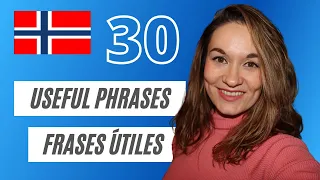 30 PHRASES IN NORWEGIAN 🚀| 30 FRASES EN NORUEGO | Learn Norwegian | Norsk språk | Norwegian language