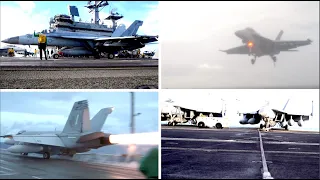 USS Ronald Reagan (CVN 76) Flight Operations at Sea