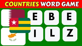 Guess the Country word game | Scrambled Word game