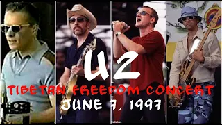 U2 LIVE RANDALLS ISLAND, NY TIBETAN FREEDOM CONCERT JUNE 7, 1997 PRO SHOT ENHANCED VIDEO AUDIO