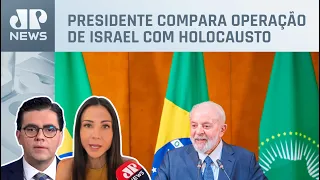 Federações israelitas criticam fala de Lula sobre guerra; Amanda Klein e Cristiano Vilela comentam