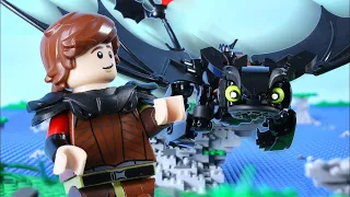 How To Train Your Dragon LEGO STOP MOTION Hiccup Builds Toothless | LEGO | Billy Bricks | WildBrain