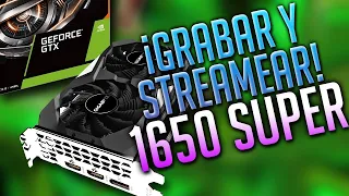 ¡Asi se graba y se hace stream en una PC con la 1650 Super sin perder rendimiento al mismo tiempo!