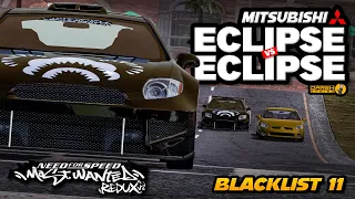 Mitsubishi Eclipse 🆚 Eclipse | Blacklist 11 | NFS Most Wanted 2005 Redux V3 #gaming