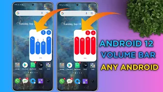 How To Get Android 12 Volume Panel Any Android | Android 12 Volume Bar Any Android
