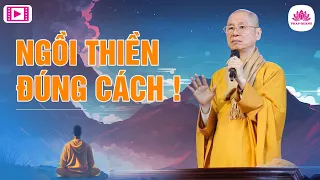 HƯỚNG DẪN NGỒI THIỀN- TT. TS Thích Chân Quang