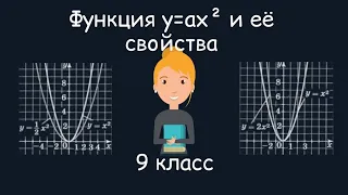 Функция у=ах² и её свойства. Алгебра, 9 класс