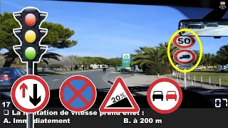 2023 Examen code de la route france ✅😘  test permis de conduire 2