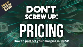 Don't Screw Up: PRICING