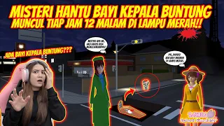 MISTERI HANTU BAYI KEPALA BUNTUNG DI LAMPU MERAH PAS JAM 12 MALAM!! SAKURA SCHOOL SIMULATOR-PART 499