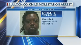 Bulloch Co. man arrested on child molestation, incest, other charges