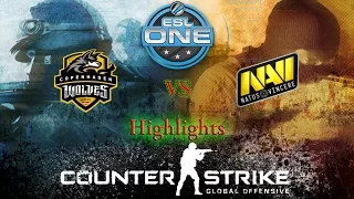 ESL One Cologne (Day 1) - CPH Wolves vs NaVi [Inferno] - Highlights - 8.14.2014