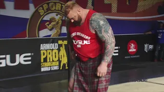 Hafthor Bjornsson World Record: Weight over Bar 20' 2" with 56 pounds