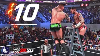 10 Insane Ladder Moments in WWE 2K19