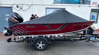 Finval 475 Sc łódka robiona pod kolor auta Jeep. #wędkarstwo #jeep #boat