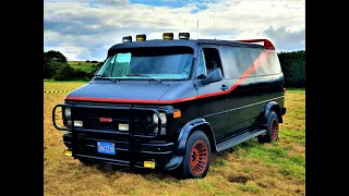 The A Team Van at the 2022 Dukes Fest UK