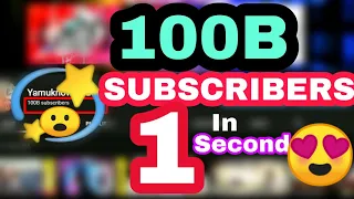 __😮how to INCREASE Subscribers in 1 second | 100B Subscribers In 1 Second | PRANK