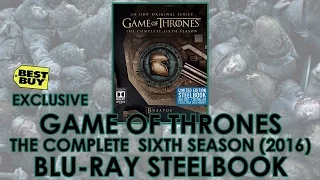 Game of Thrones - Season Six (2016) Limited Edition Blu-ray Steelbook | HBO | Unboxing