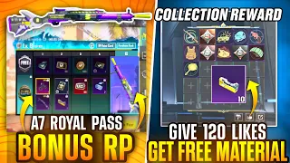 2 Upgrade Gun A7 Royal Pass | Free 10 Mini Material Collection Like 120 | A7 Bonus Pass | Free dp