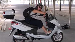 SYM JoyRide 200cc scooter 2018 (test drive)