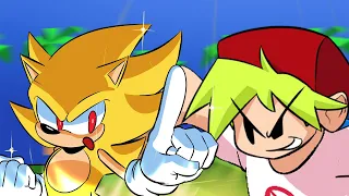 FNF vs Super Sonic HD - Racing (FNF Mods)