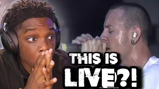 RAP FAN REACTS | Chester Bennington "Breaking the Habit" LIVE