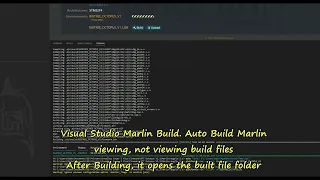 Visual Studio Marlin Auto Build